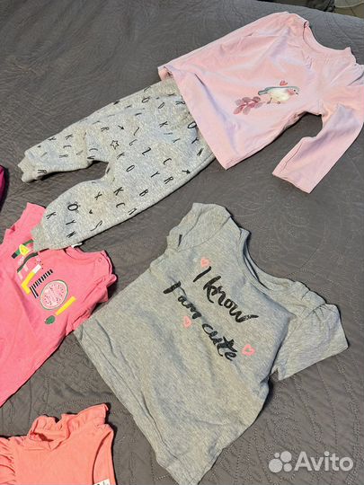 Детские вещи летние пакетом 86-98