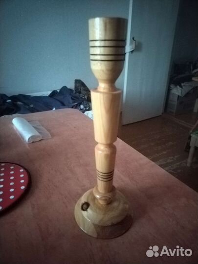 Подсвечник деревянный