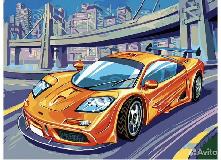 Картина по номерам 30*40см