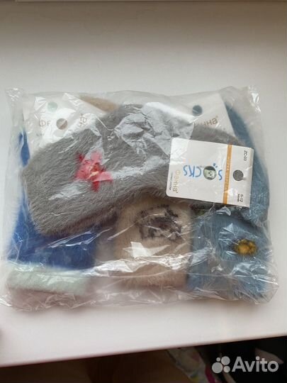 Термоноски детские 6-12 месяцев, шерсть норки