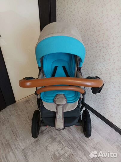 Tutis Tapu-Tapu - коляска 2 в 1 бежево-голубая