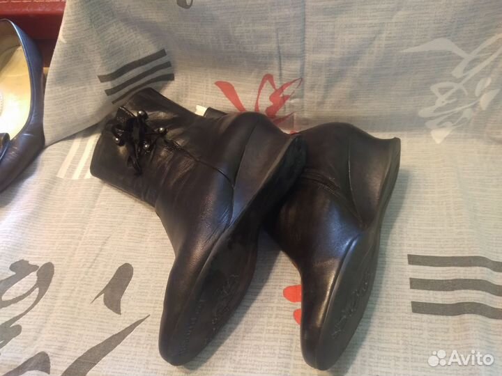 Кожаные полусапоги beautifeel 37