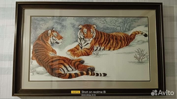 Картина вышитая крестом