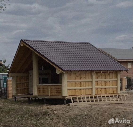 Сруб, бани, рубка