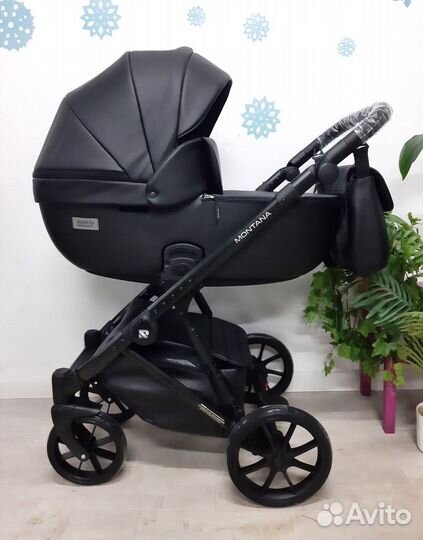 Коляска новая Riko Montana Ecco (чёрный)