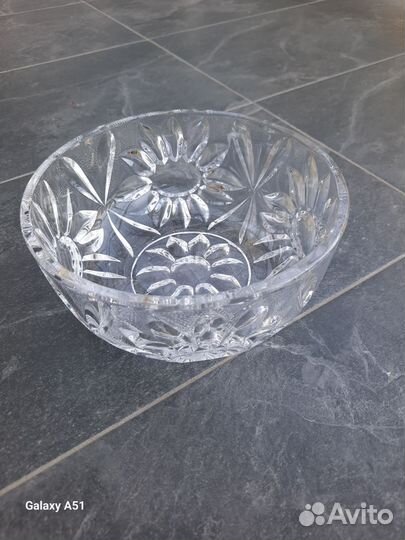 Конфетница СССР хрусталь