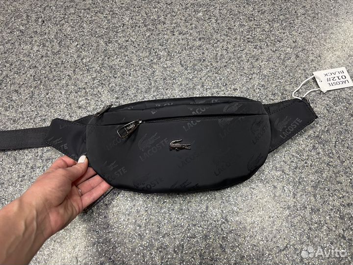 Мужская поясная сумка lacoste новая