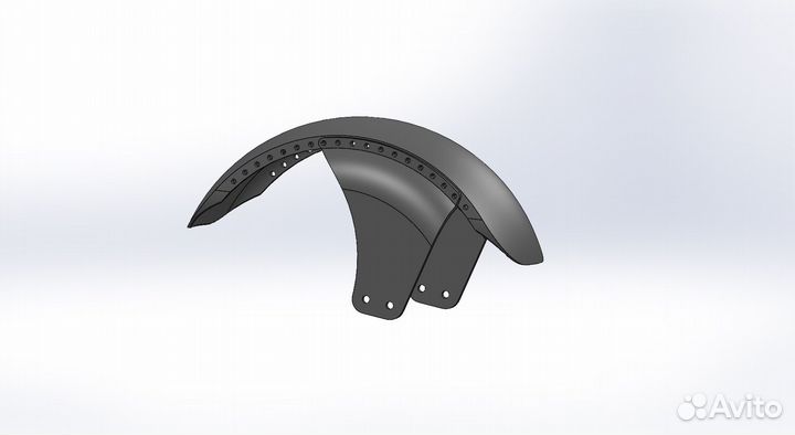 Крыло - брызговик на электросамокат Yokamura SX