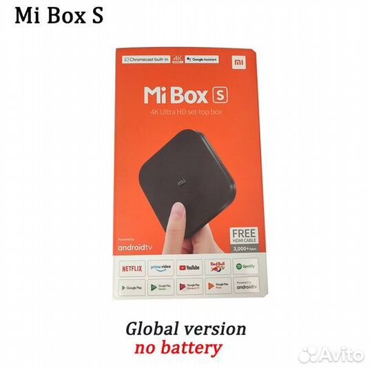 Смарт тв приставка Xiaomi Mi Box S 4K