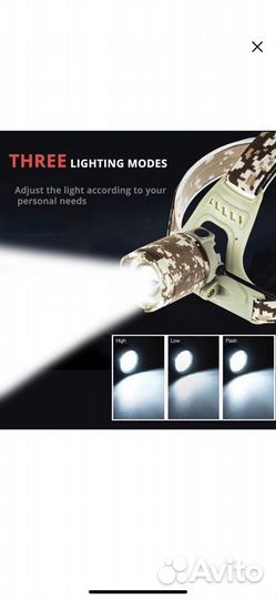 Налобный фонарь AG Smart-HT736