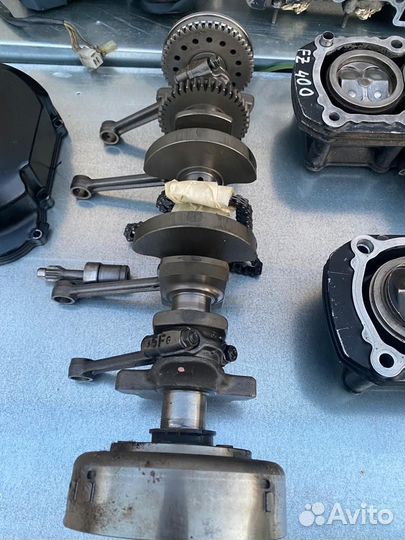 Запчасти мотора 4YR Yamaha FZ400 1997