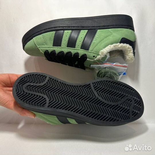 Зимние кроссовки Adidas Campus 00s LUX замша новые