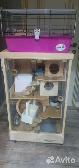 Клетка для шиншиллы бу