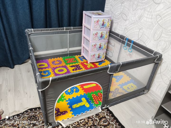 Большой детский манеж бу