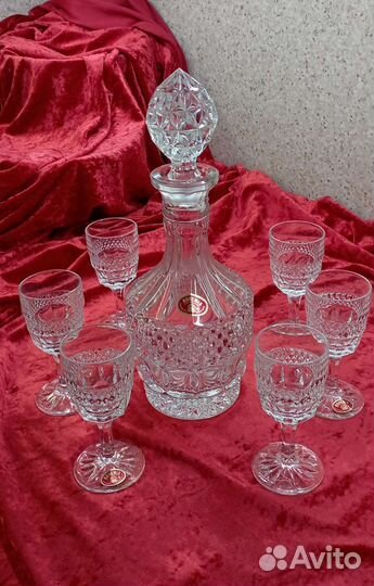 Хрустальный набор Вogemia Чехословакия