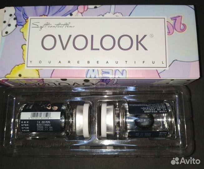 Цветные линзы диоптрий -1.25/косплей аниме