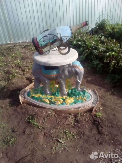 Садовые фигурки из бетона