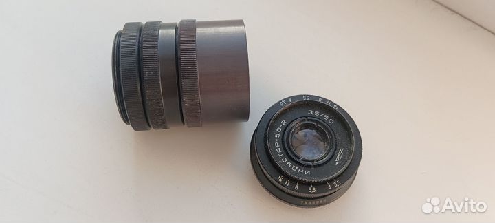 Объектив индустар 50 2, переходные кольца м42