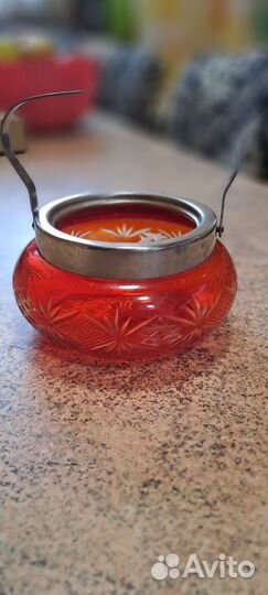 Хрустальная конфетница СССР