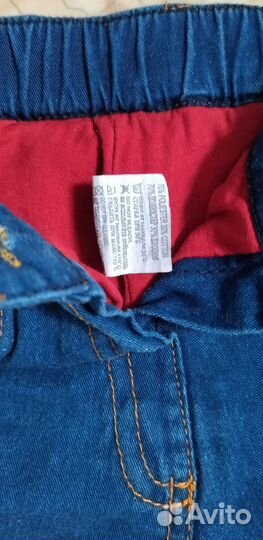 Джинсы для девочки 80-86