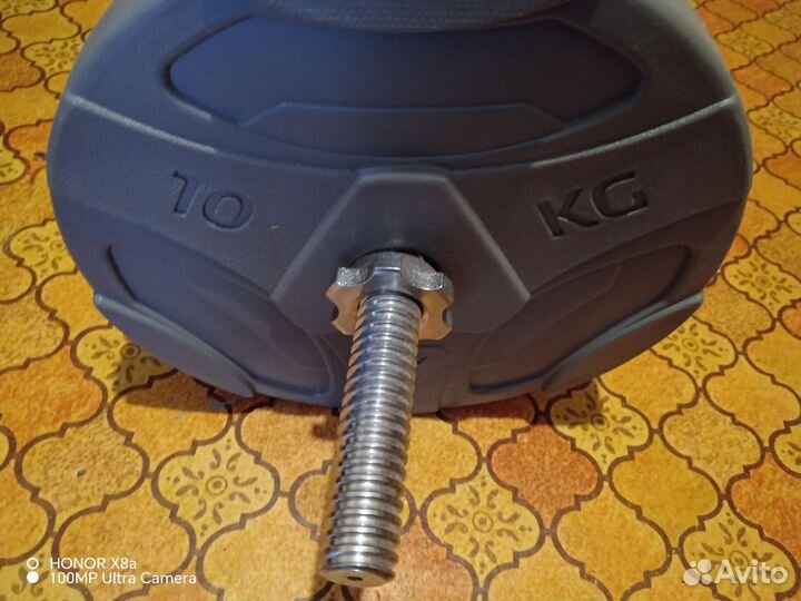 Штанга с блинами