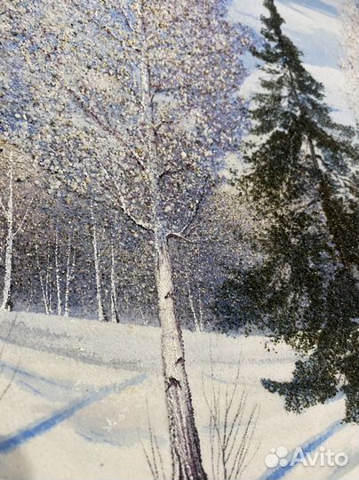 Картина из камней и песка