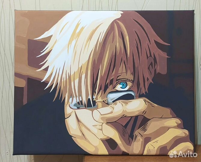 Картина по номерам (готовая)