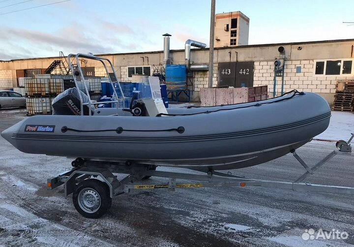 Лодка риб профмарин рм 450 RIB с алюминиевым