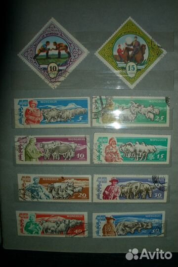 Марки Монголии