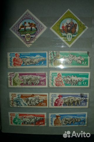Марки Монголии