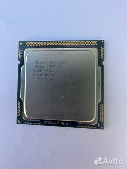 Процессор intel core i5 760