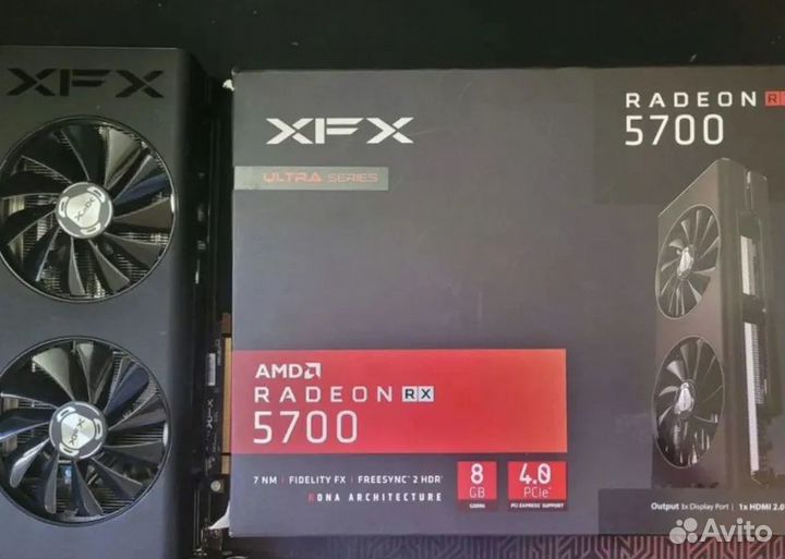 Видеокарта RX 5700 XT 8GB XFX Топовая версия