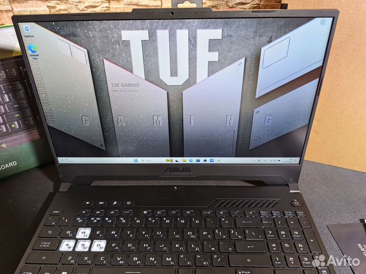 NEW 15.6 asus TUF F15 i7 12650H/16/512/3050Ti 4гб