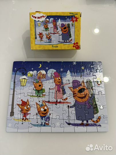 Пазлы детские 30-54 элемента