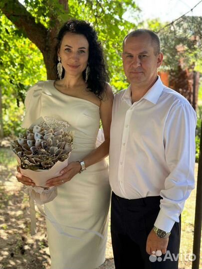 Свадебный букет/букет из денег