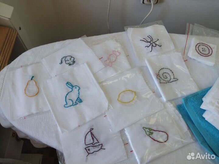 Метки для постельного белья и полотенец для детсад