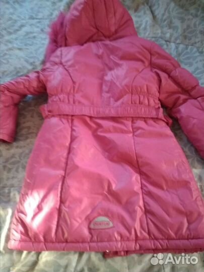 Куртка зимняя, рост 116см, как новая