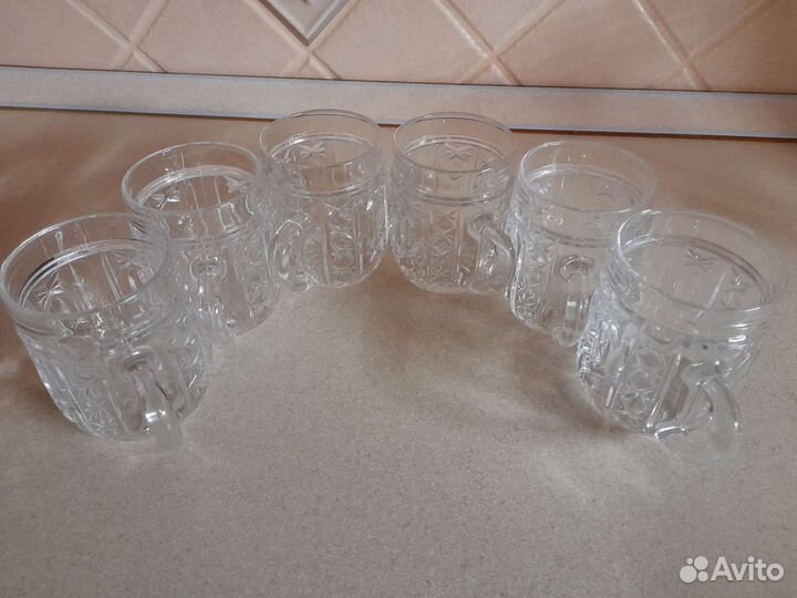 Рюмки хрустальные