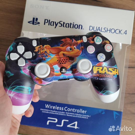 Джойстик dualshock ps4 v2 \ джойстик ps4 с принтом