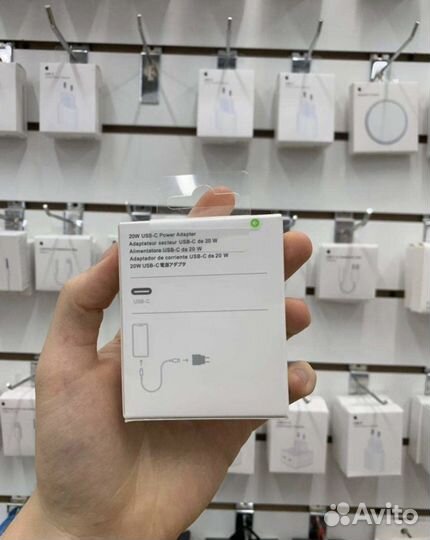 Блок адаптер 20W на iPhone быстрая зарядка Apple