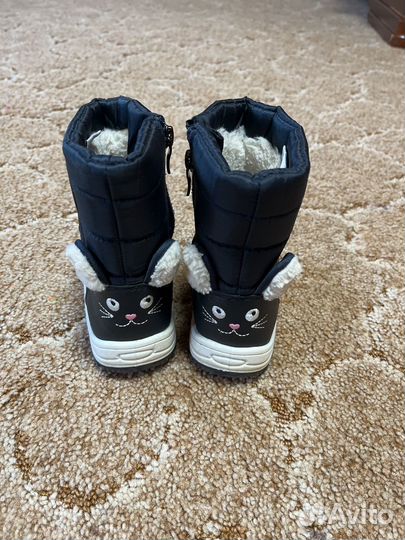 Сапоги дутики для девочки 27