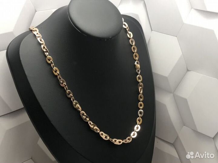 Золотая цепь 585 пробы, массой 24,4 грамма (60см)