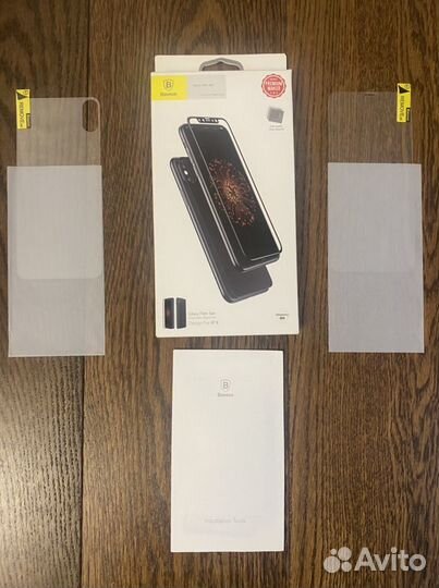 Защитное стекло Baseus для iPhone x/xs