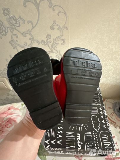 Mini melissa сапожки 19/20