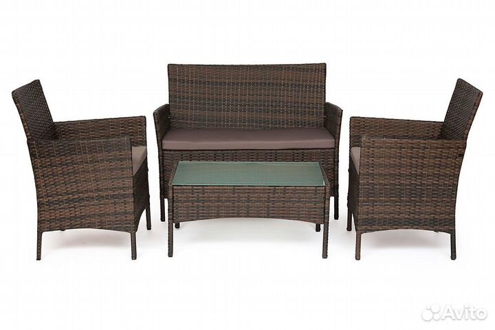 Комплект для отдыха «Лаундж сет» иск. ротанг (2100