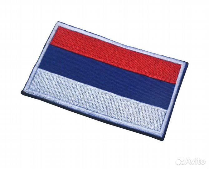 Термонашивка флаг России заплатка нашивка