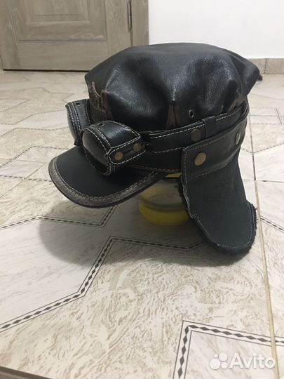 Кепка кожанная Harley Davidson