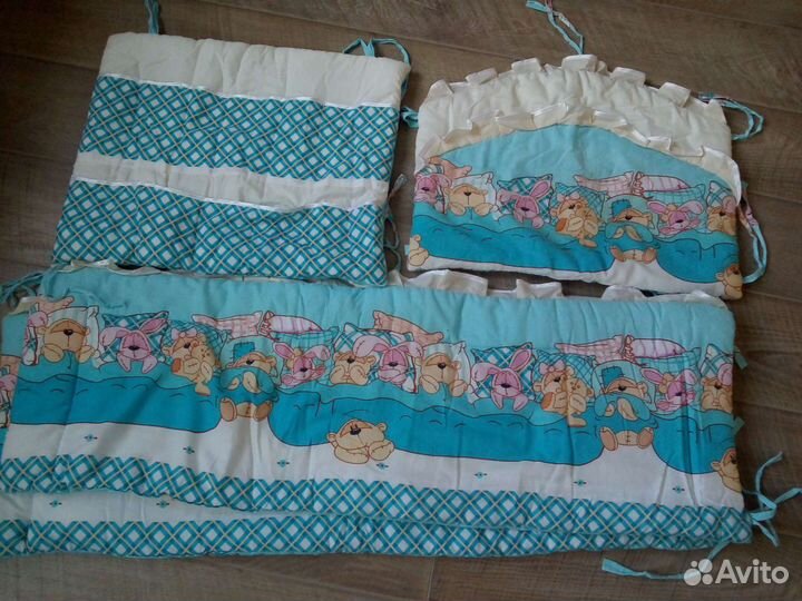 Бортики в детскую кроватку