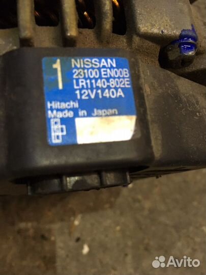 Генератор nissan x trail t31