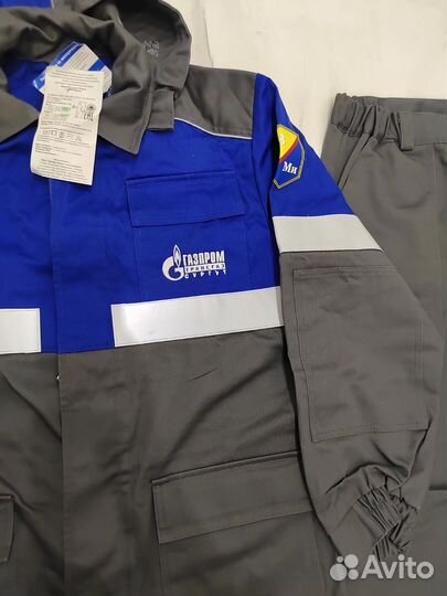 Костюм рабочий летний Газпром 52-54/170-176